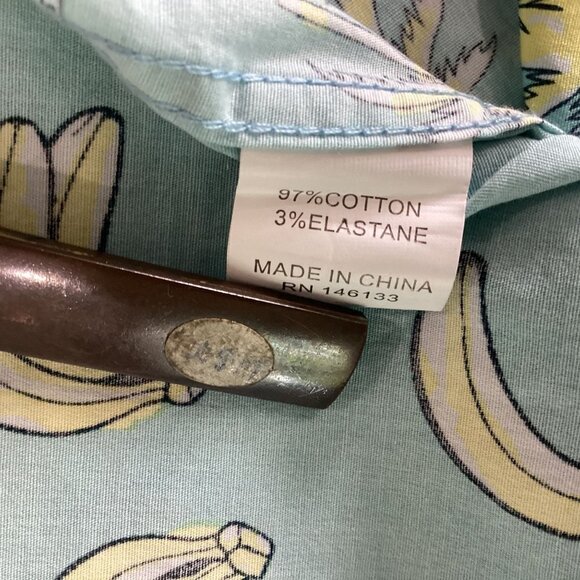 Quite Storm Surf Shop Banana Split Button Down Mens shirt size XL - Picture 7 of 14